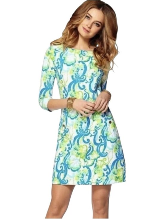 Lilly Pulitzer Dresses & Skirts - Lilly Pulitzer Charlene Shift Dress Women’s‎ Size XS Crystal Coast Print